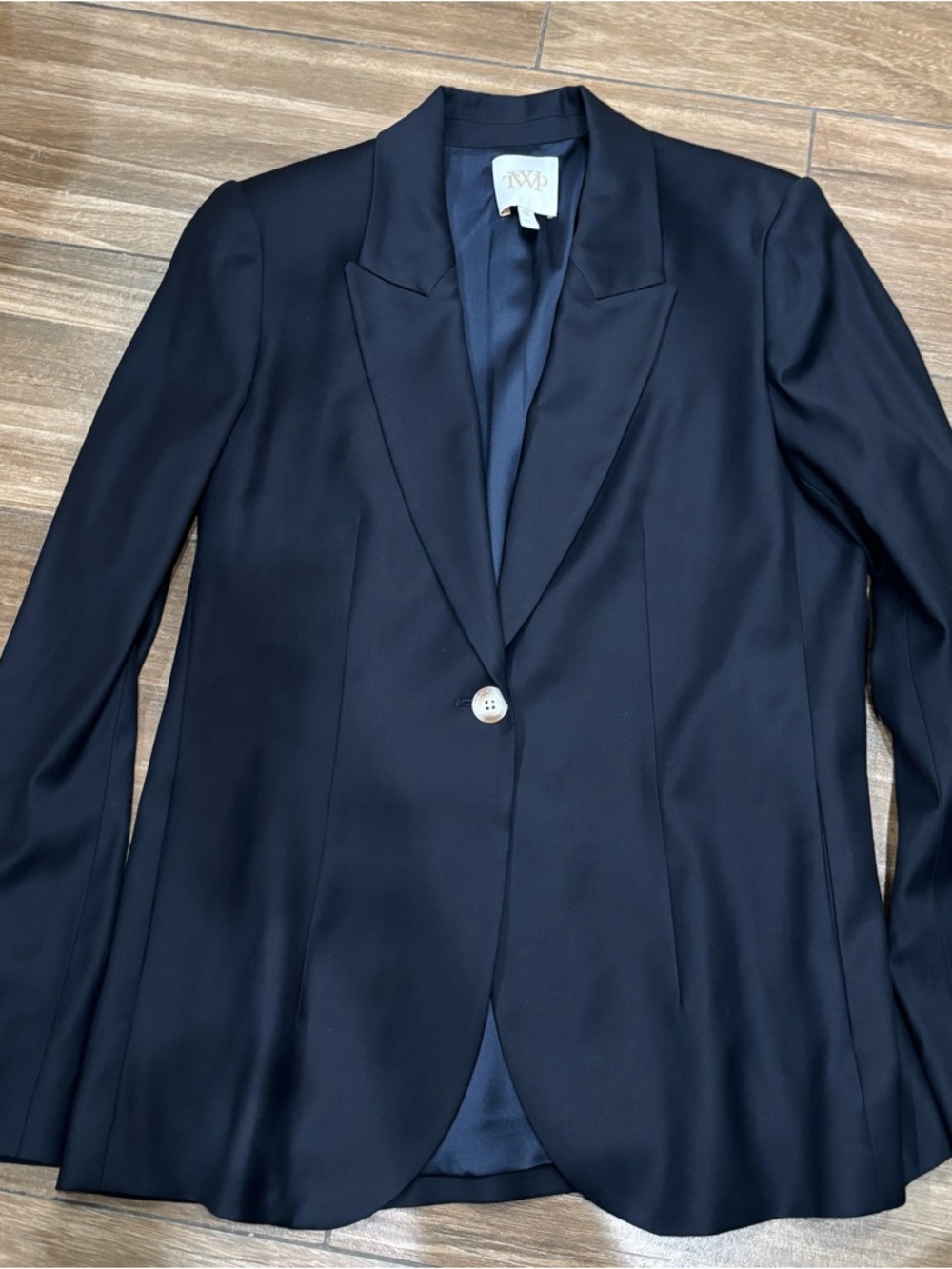TWP Navy Single-Button Blazer - Women